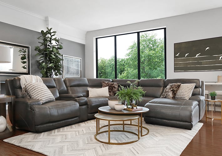 Evans Reclining Sectional