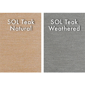 Sol Teak Finish Options