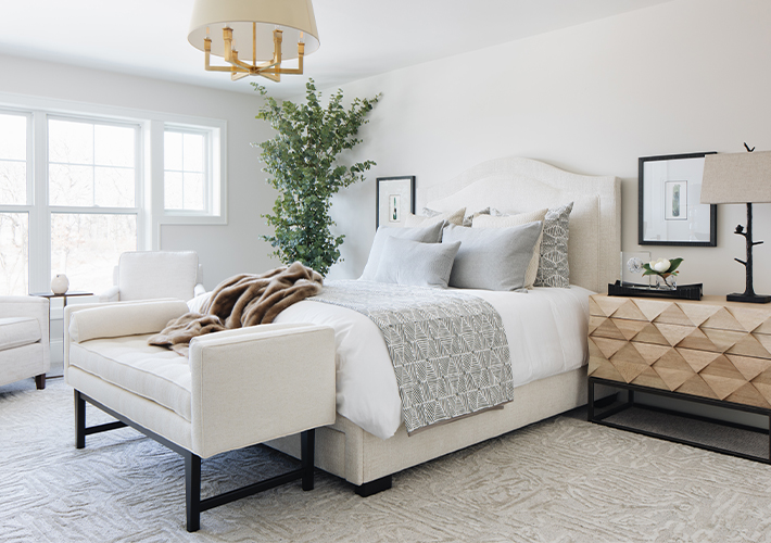 Twilight upholstered bed