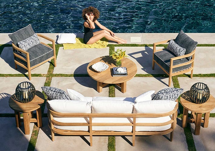 Santa Barbara Teak Seating