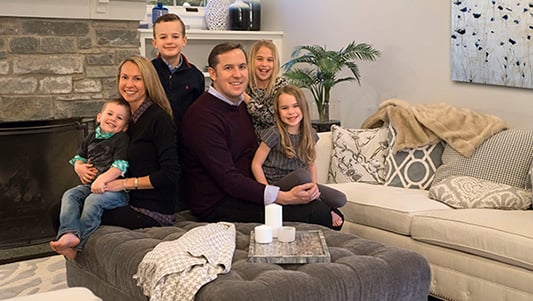 Check out the makeover for this family of six